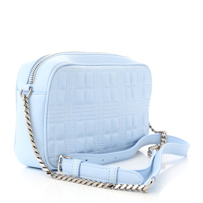 Burberry Lambskin Quilted Mini Lola Camera Bag Pale Blue 3 of 10