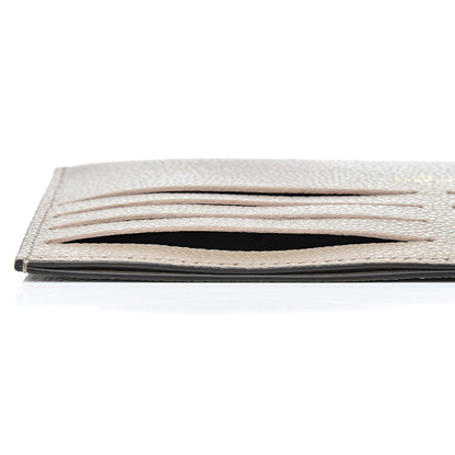 Louis Vuitton Calfskin Felicie Chain Wallet Card Holder Insert Tourterelle 6 of 6