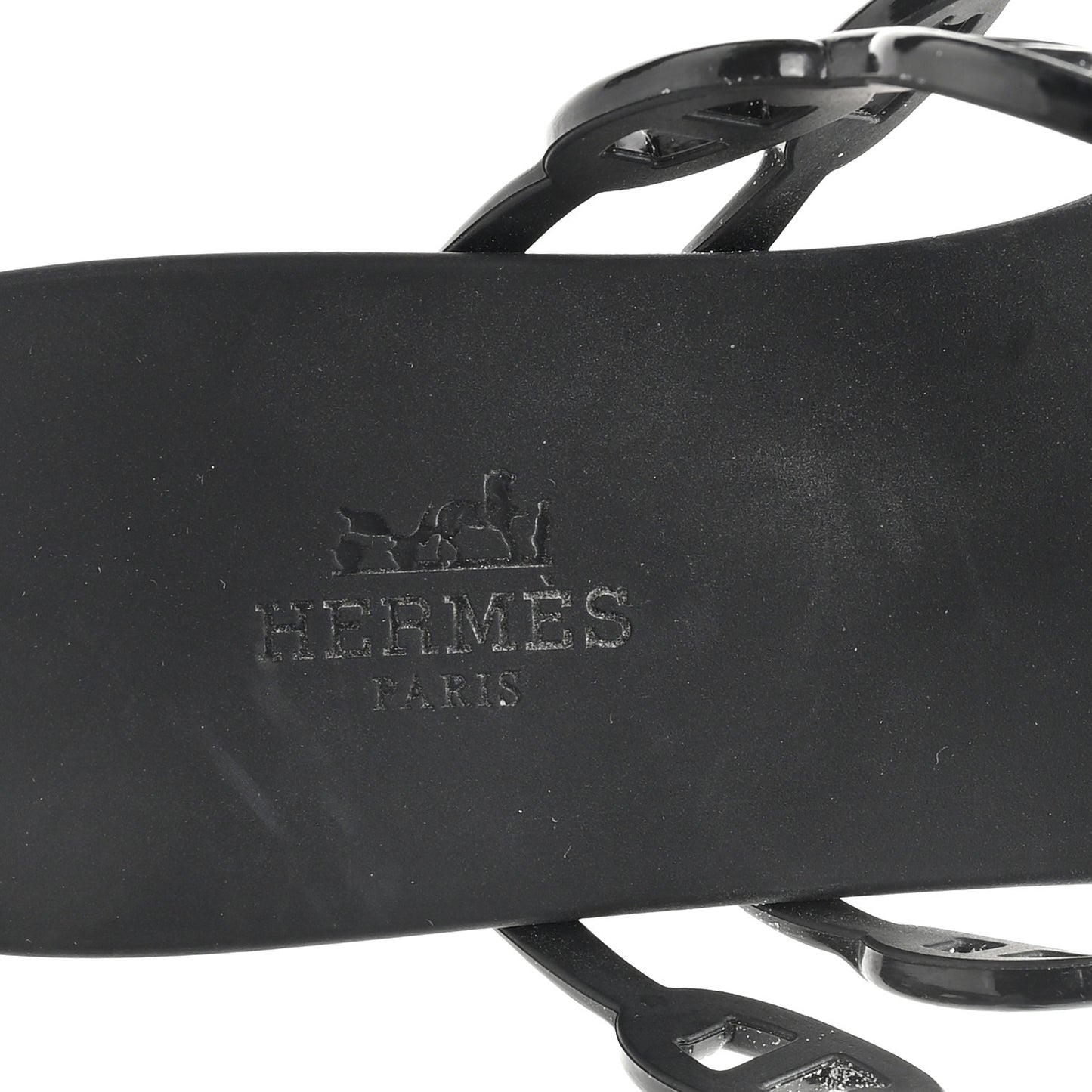 Rubber Womens Island Sandals 39 Black