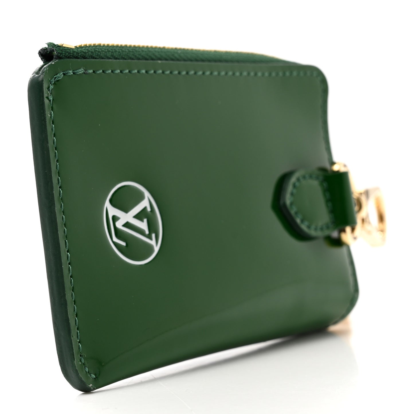 Calfskin Key Pouch Blue Green