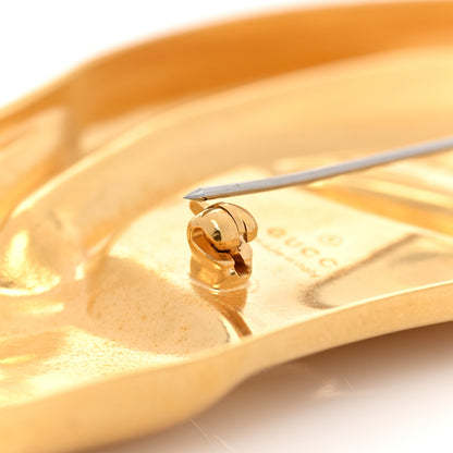 Gucci Ear Brooch Set Gold 3 of 4