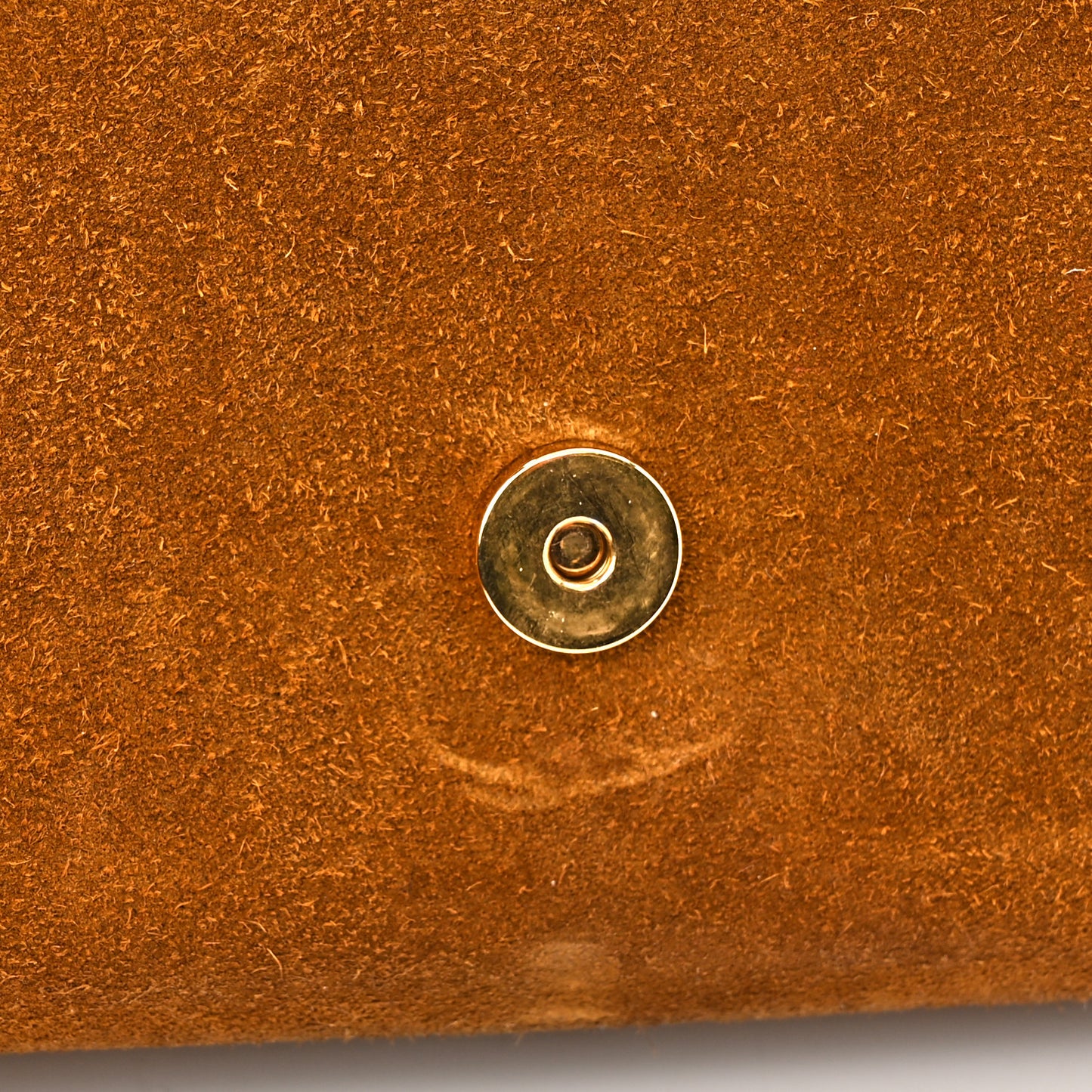 Suede Small Classic Monogram Kate Tassel Satchel Light Ochre