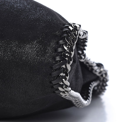 Stella McCartney Shaggy Deer Small Falabella Fold Over Tote Black 10 of 10