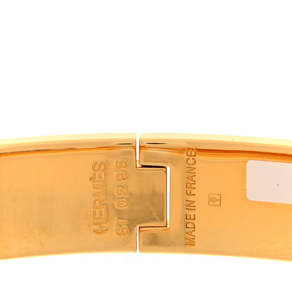Hermes Enamel Narrow Clic Clac H Bracelet PM Bleu Orage 4 of 5