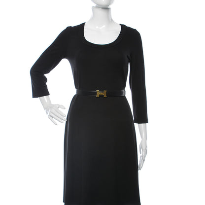 Hermes Chamonix Box 24mm Constance H Belt 65 Black Natural 2 of 11