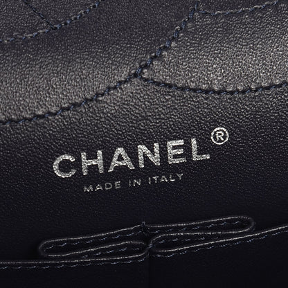 Chanel Aged Calfskin Quilted 2.55 Reissue 227 Flap Navy Blue 7 of 9