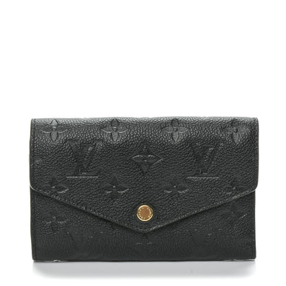 Louis Vuitton Empreinte Compact Curieuse Wallet Black 1 of 7