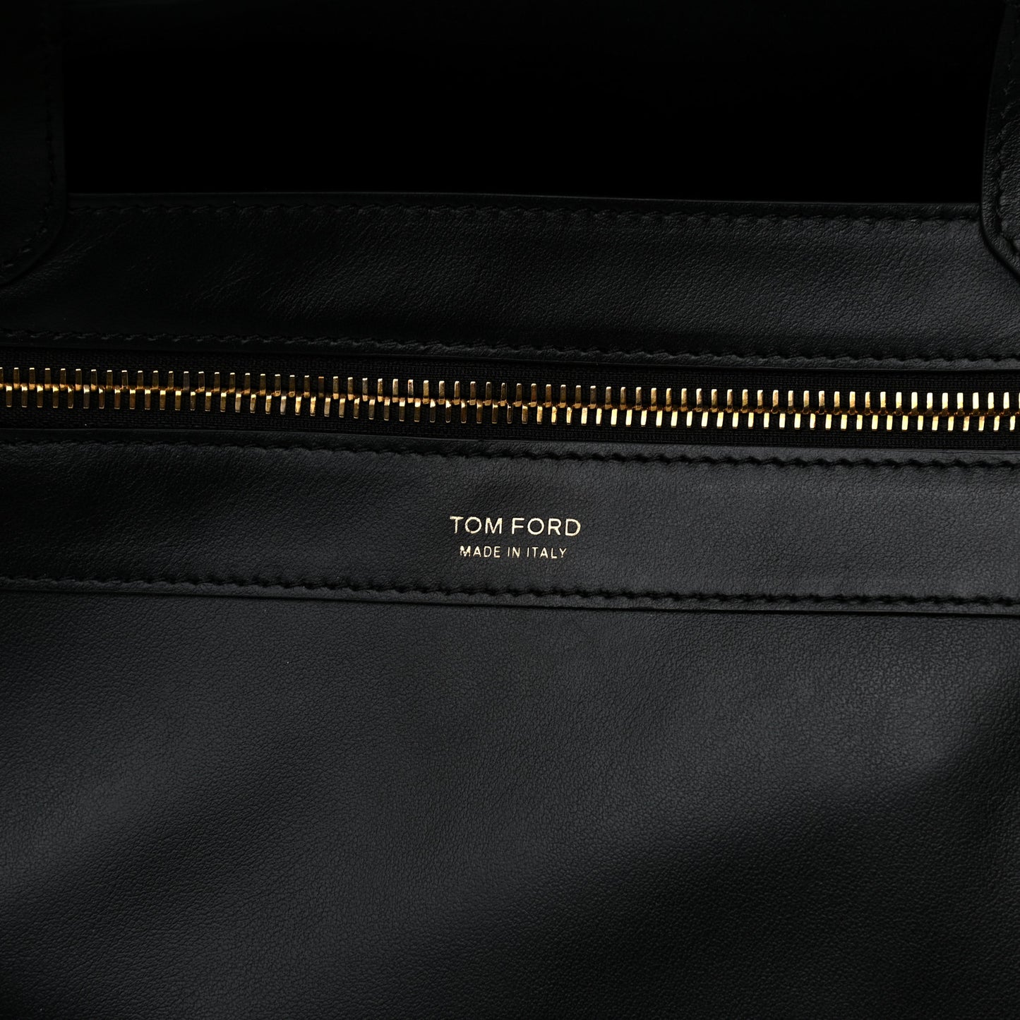 Denim North South Tote Black