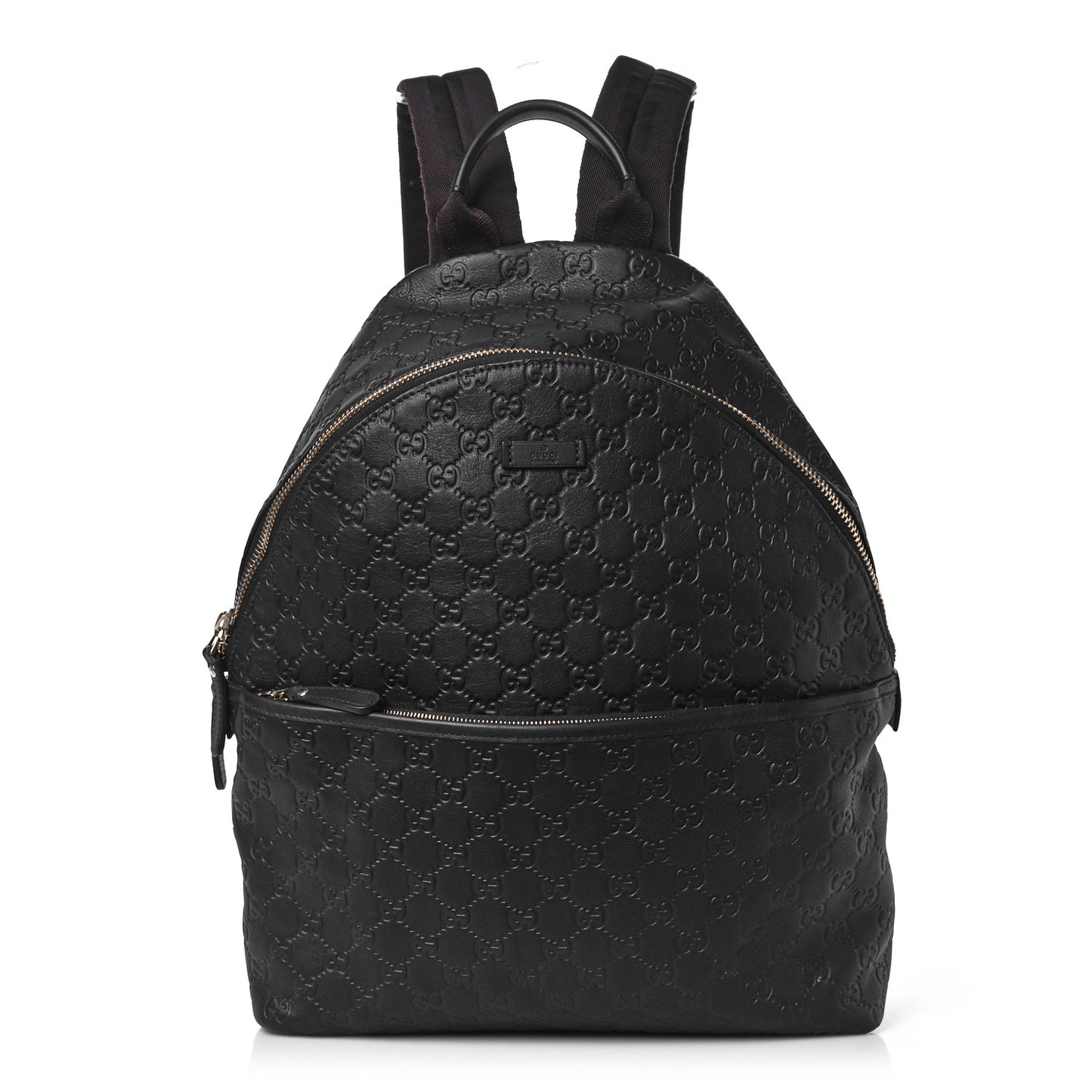 Guccissima Medium Classic Backpack Dark Brown