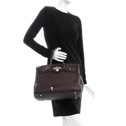 Hermes Togo Birkin 35 Chocolate 2 of 28