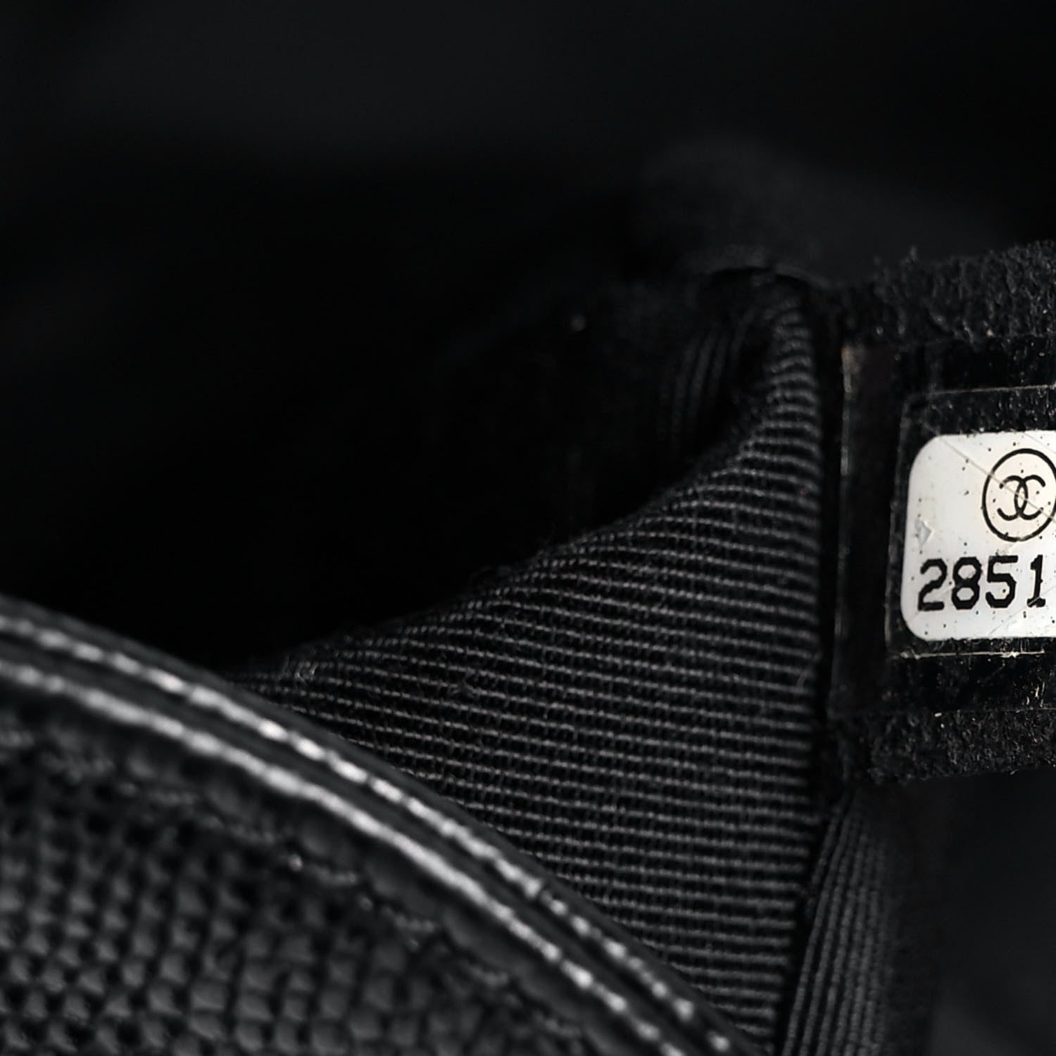 Chanel Caviar Quilted Medium Boy Flap Black 7 of 12