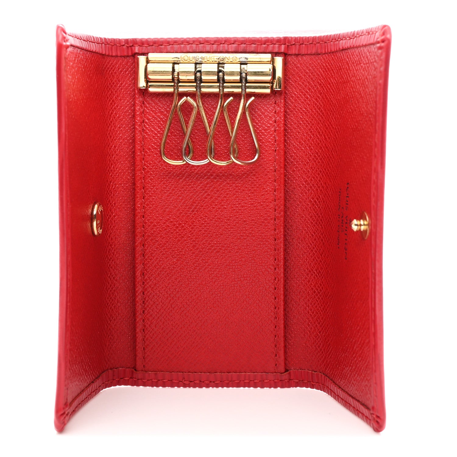 Louis Vuitton Epi Multicles 4 Key Holder Castillan Red 5 of 7