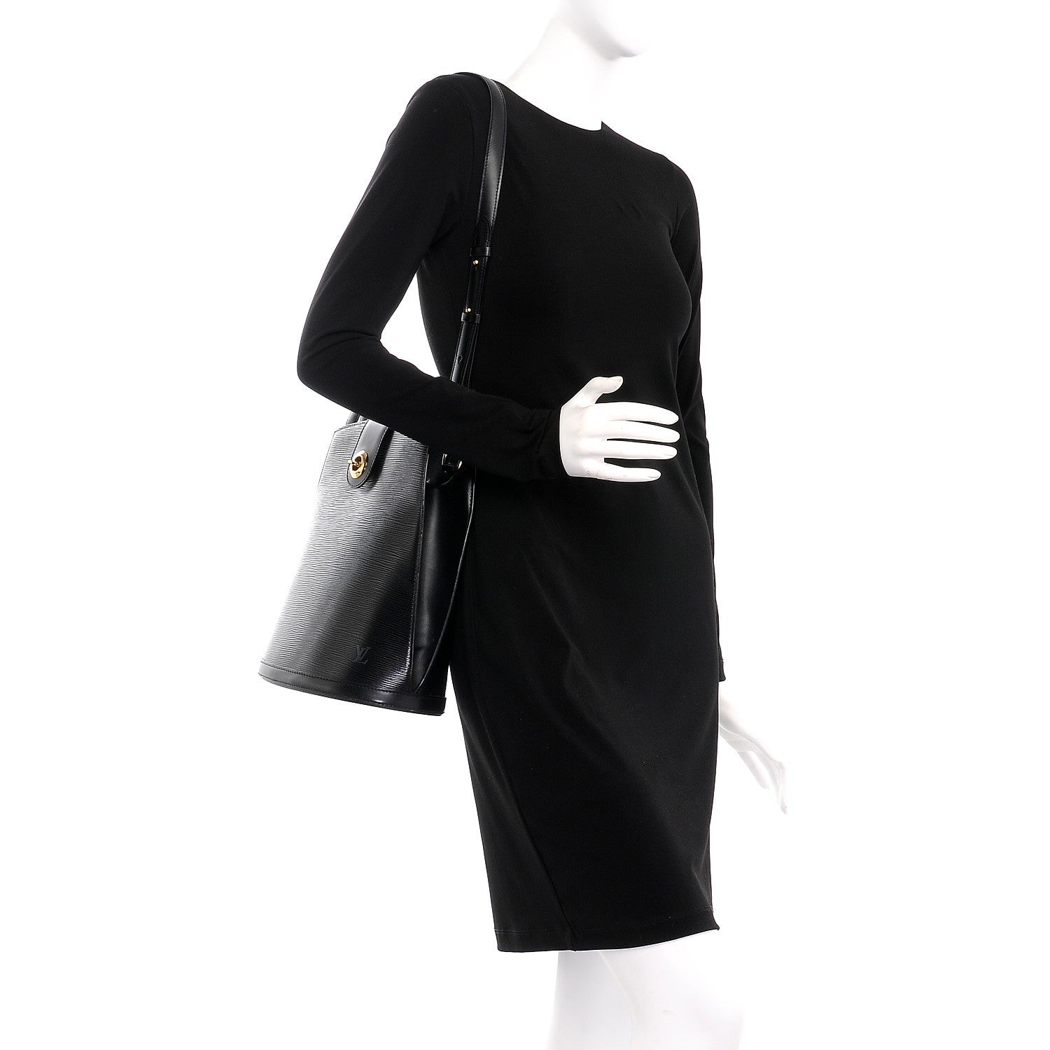 Louis Vuitton Epi Cluny Black 2 of 9