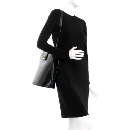 Louis Vuitton Epi Cluny Black 2 of 9