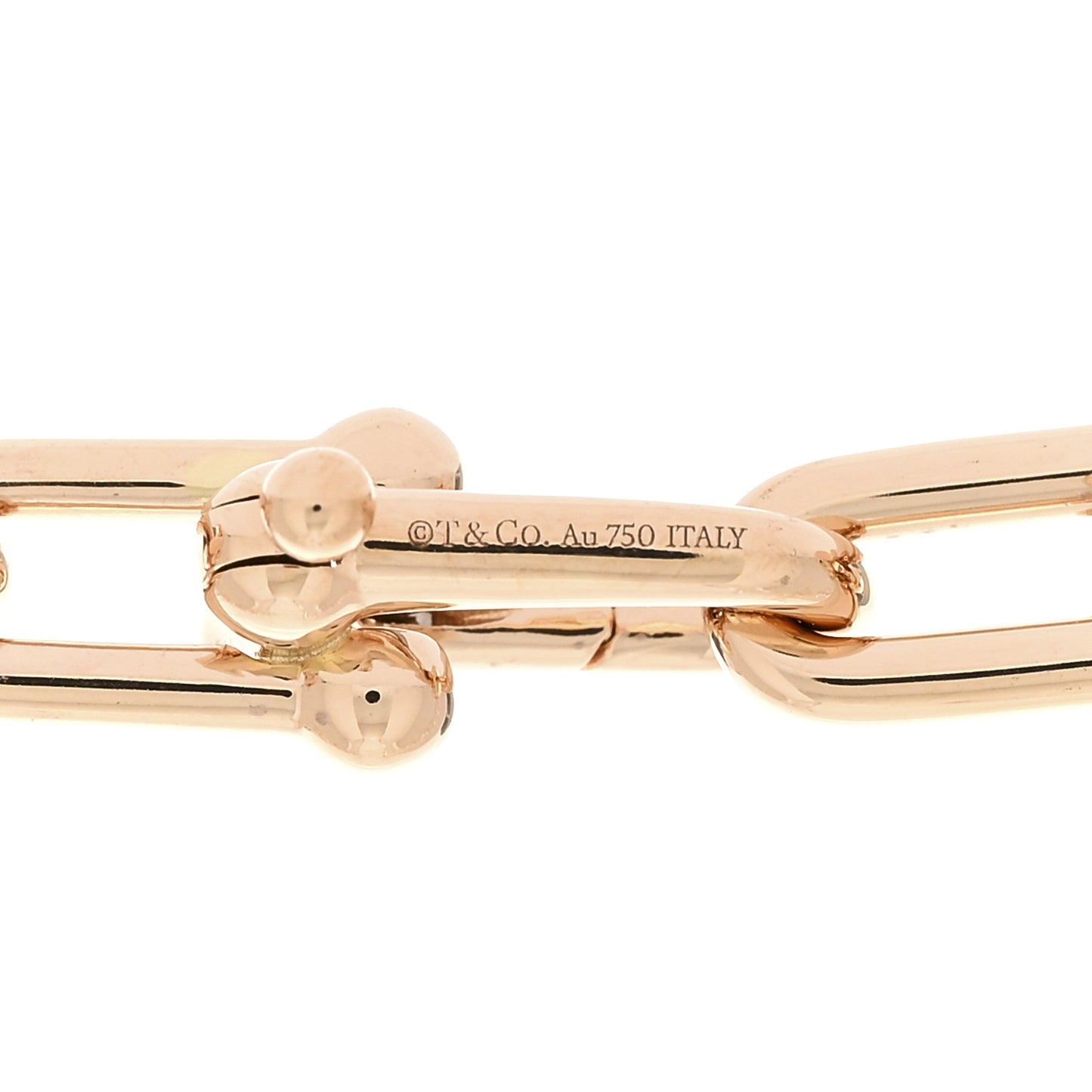 18K Rose Gold HardWear Graduated Link Necklace