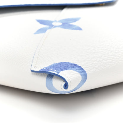 Louis Vuitton Monogram Giant By The Pool Kirigami Pochette Set Blue Rose Beige 11 of 11