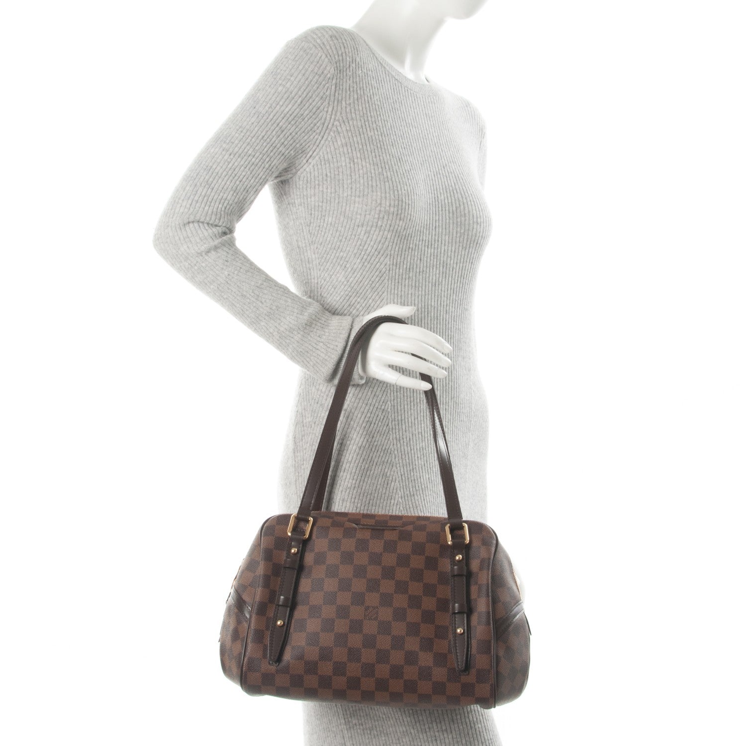 Louis Vuitton Damier Ebene Rivington GM 2 of 6