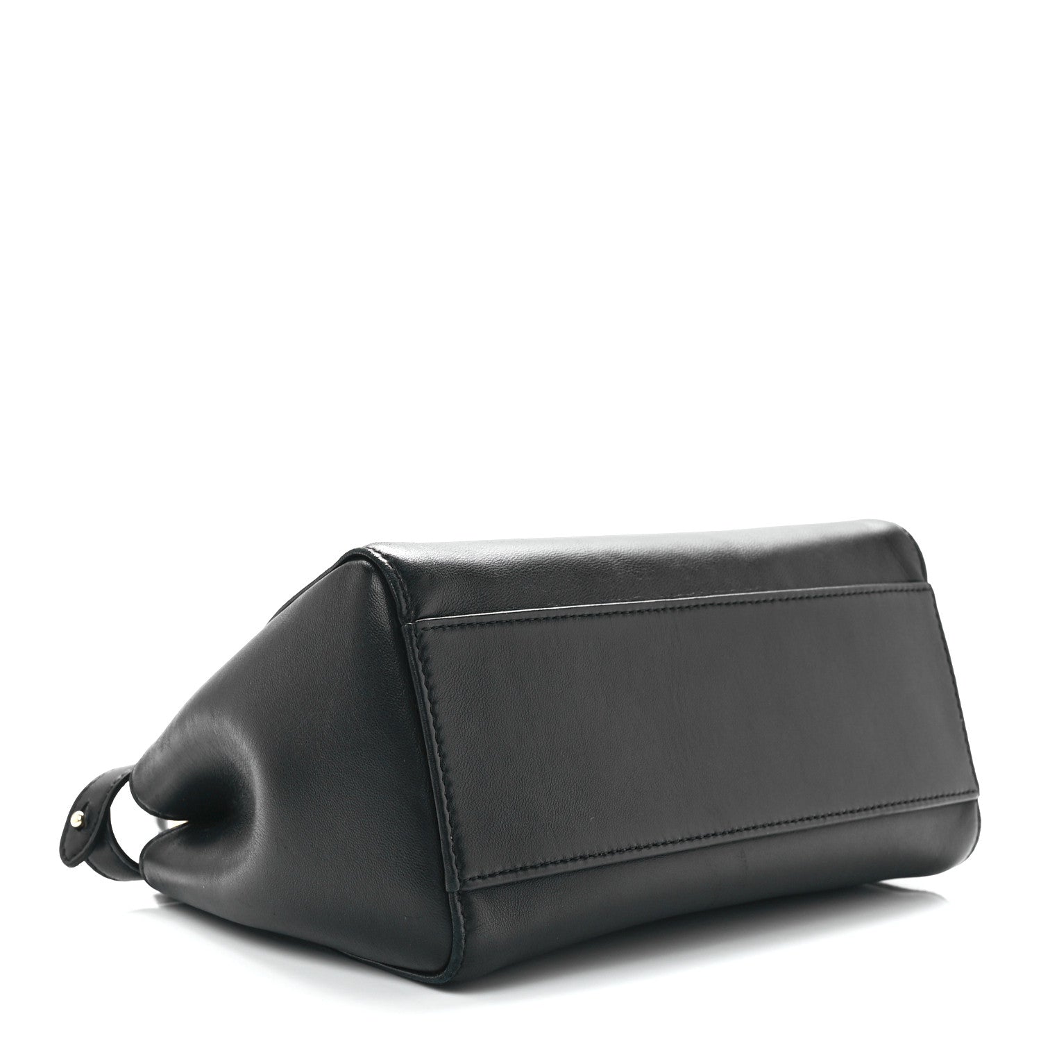 Fendi Nappa Stacked Bar Mini Peekaboo Iconic Satchel Black 4 of 12