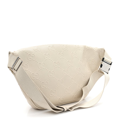 Gucci Calfskin GG Tennis Embossed Pocket Belt Bag Mystic White 3 of 15