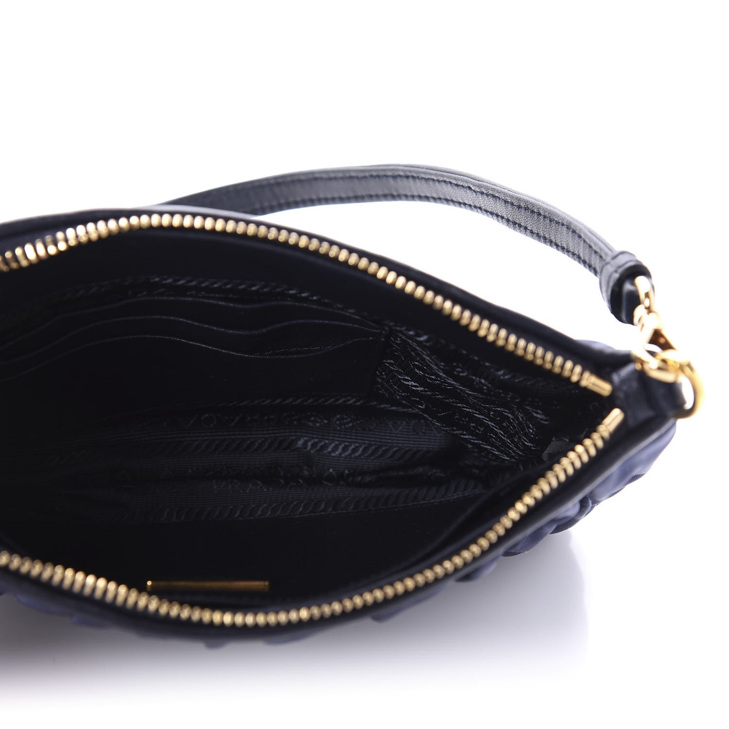 Prada Tessuto Nylon Gaufre Shoulder Bag Baltico 6 of 10