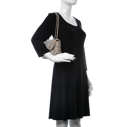 Chanel Tweed Medium Fantasy Flap Grey 3 of 12