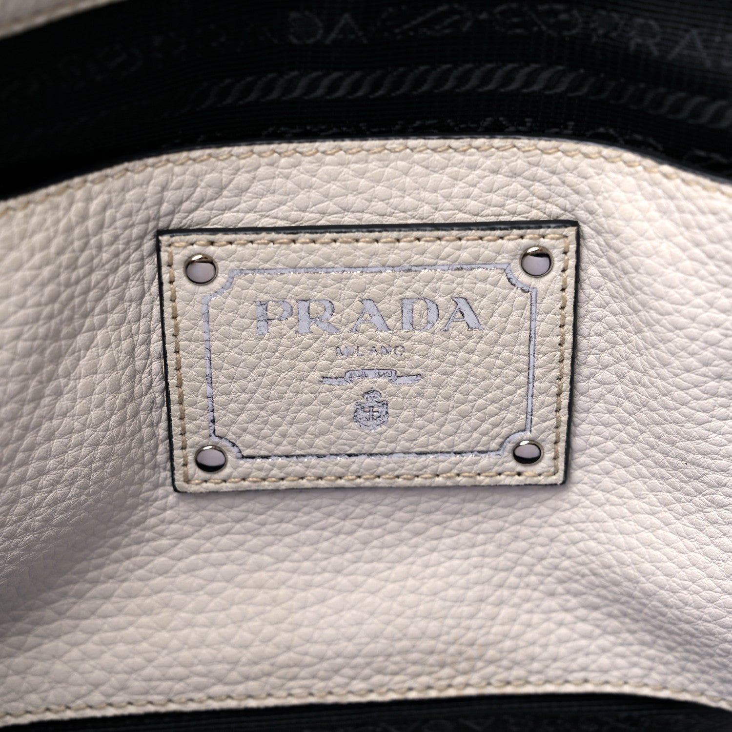 Prada Vitello Daino Shopping Tote Talco 7 of 13