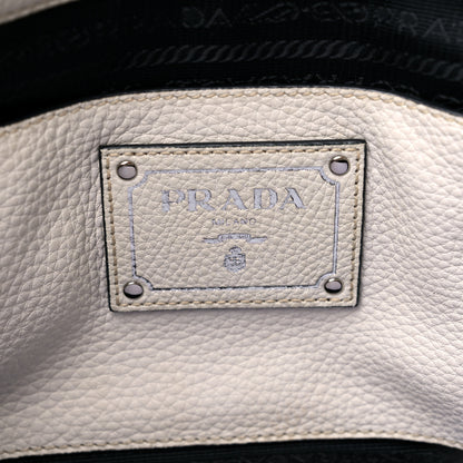 Prada Vitello Daino Shopping Tote Talco 7 of 13