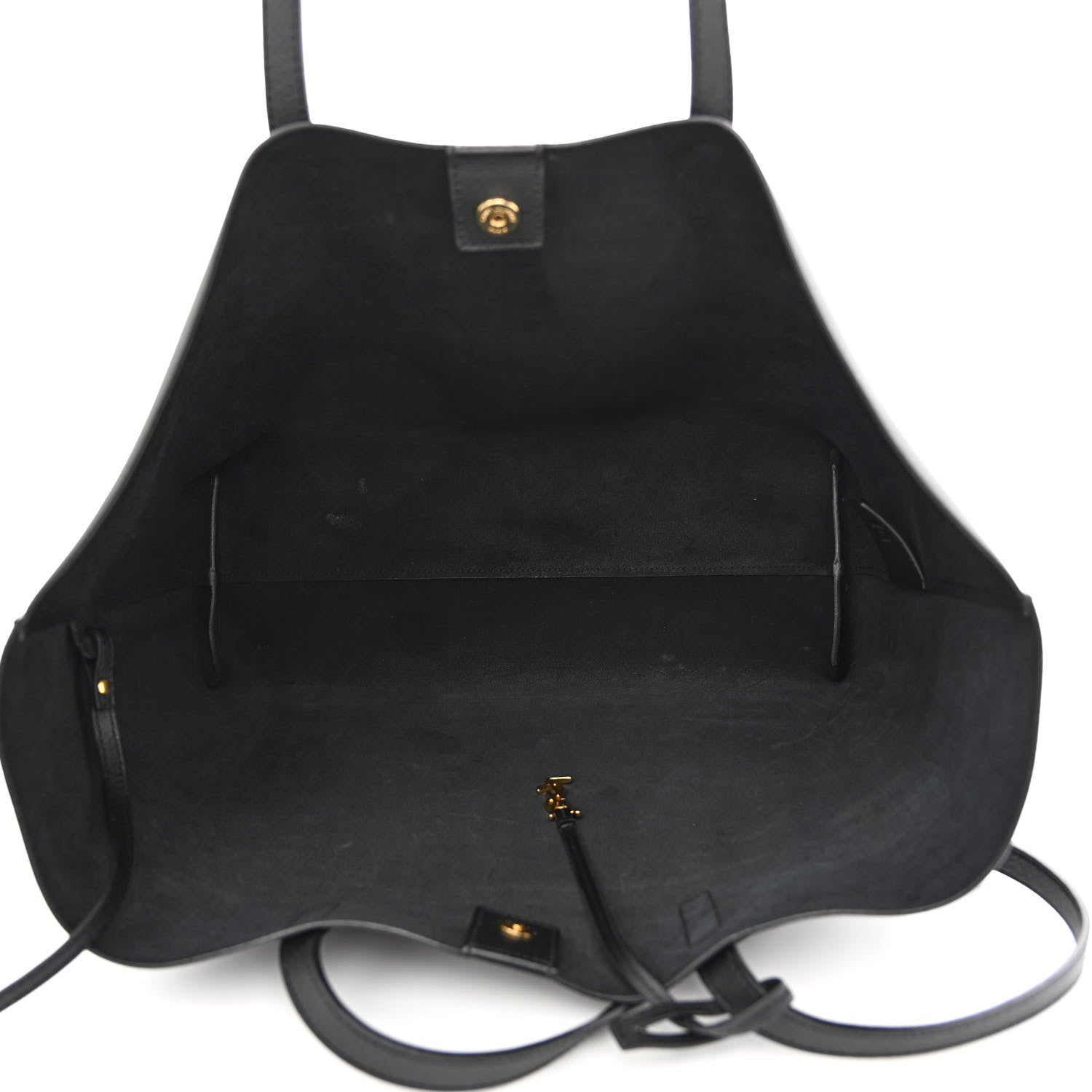 Saint Laurent Calfskin Large Shopping Tote Black 6 of 15
