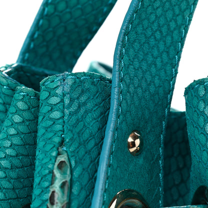 Jimmy Choo Watersnake Ramona Turquoise 11 of 12