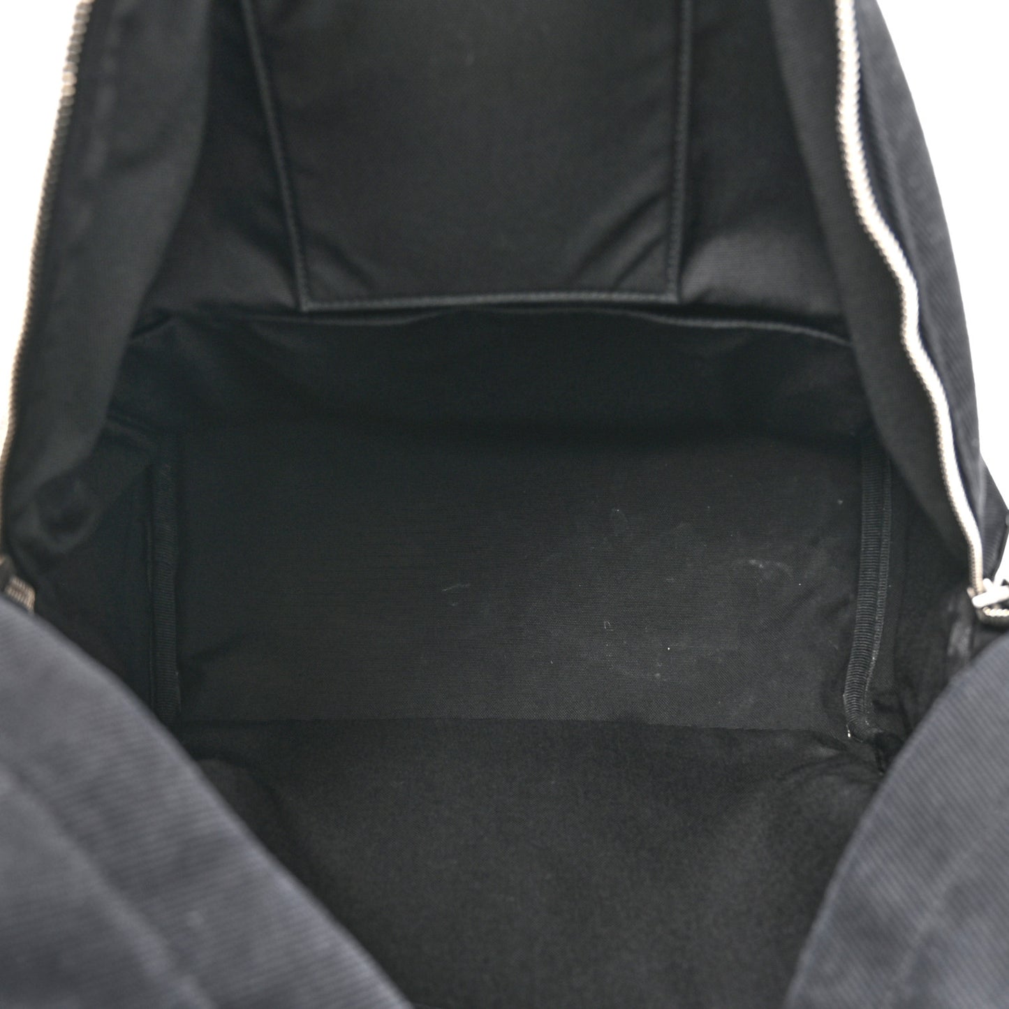 Canvas Signature Embroidered City Backpack Black