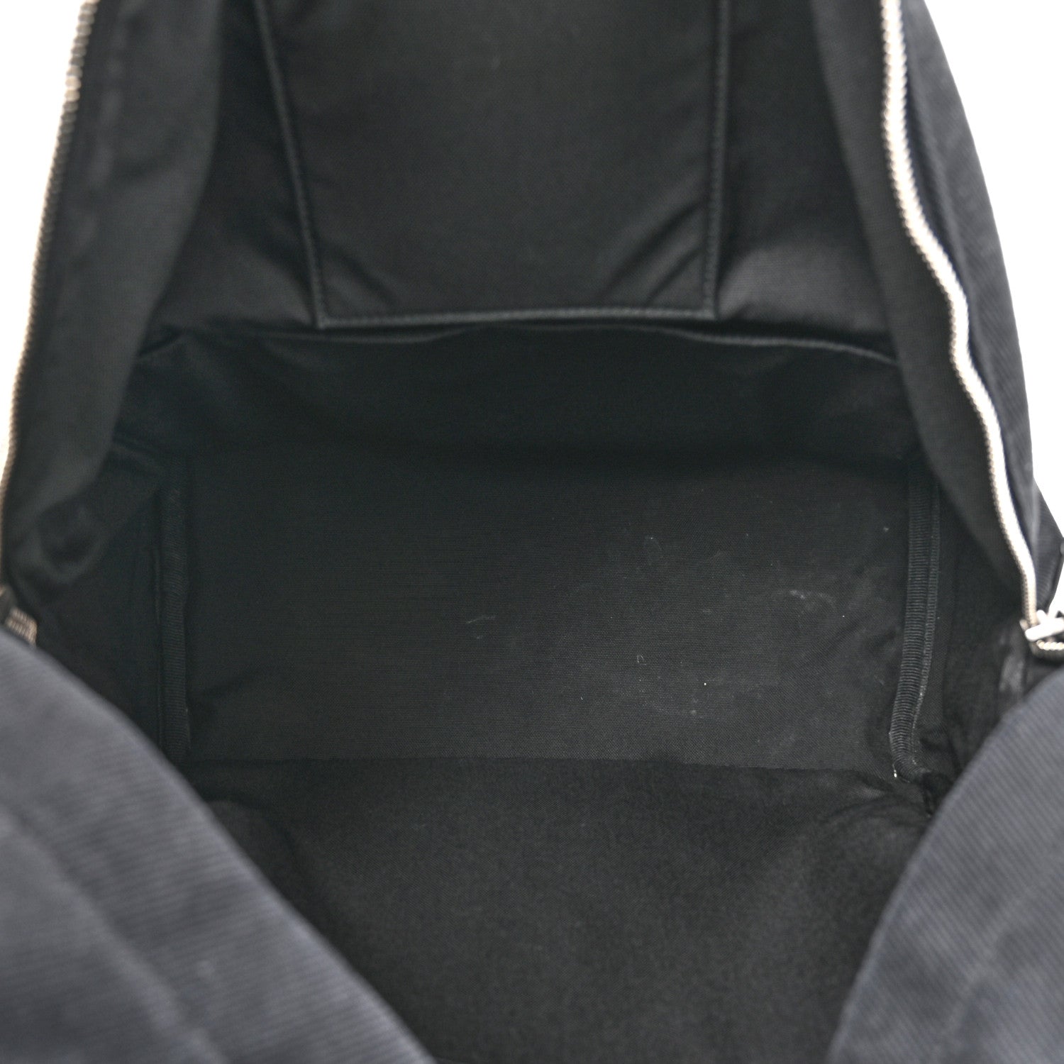Saint Laurent Canvas Signature Embroidered City Backpack Black 5 of 12
