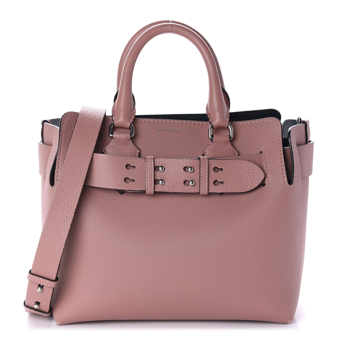 Soft Grain Calfskin Small Belt Bag Dusty Pink