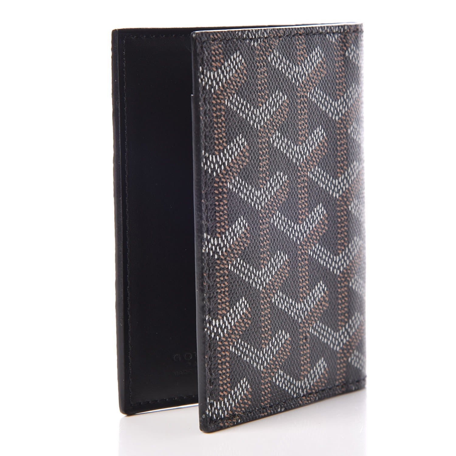 Goyard Goyardine Saint Marc Folding Card Case Black 3 of 16