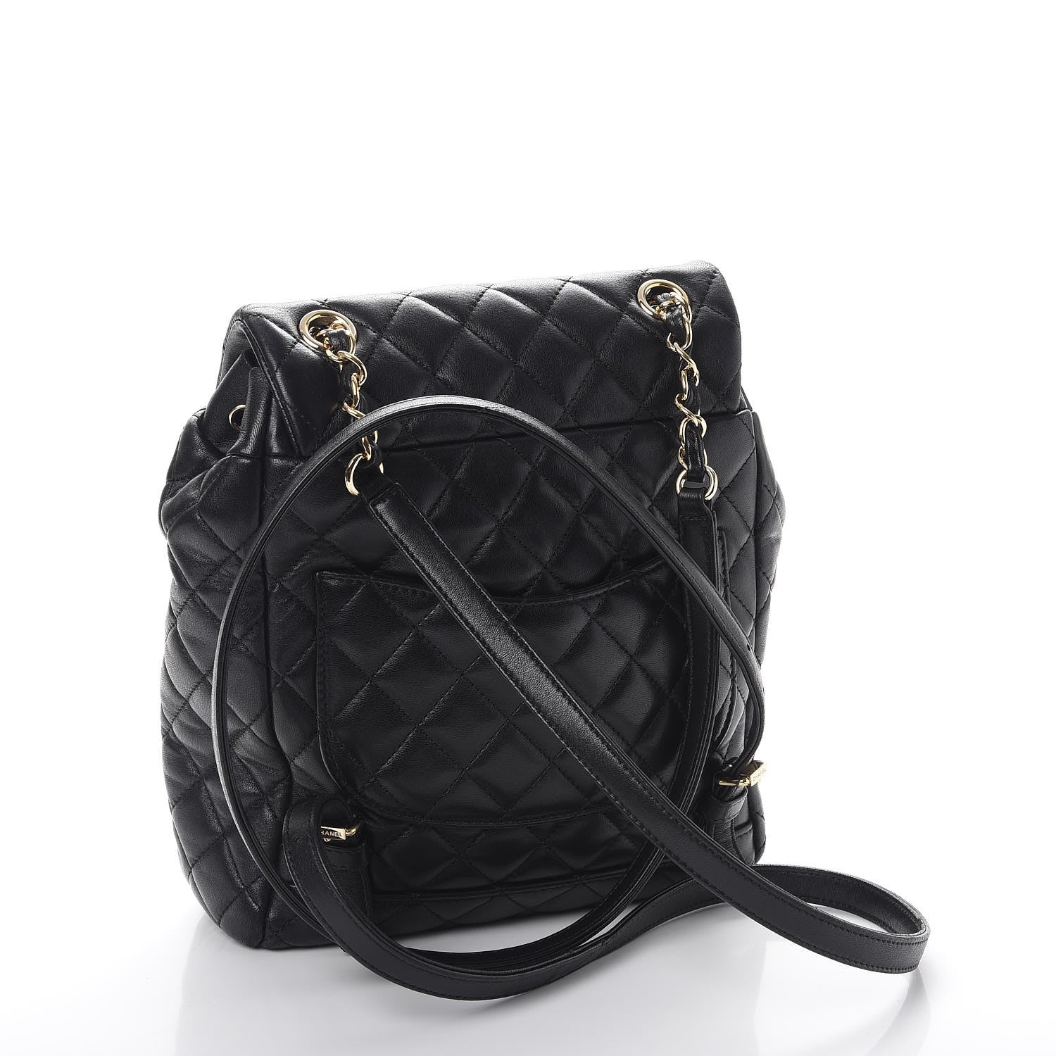 Chanel Lambskin Quilted Small Urban Spirit Backpack Black 3 of 7