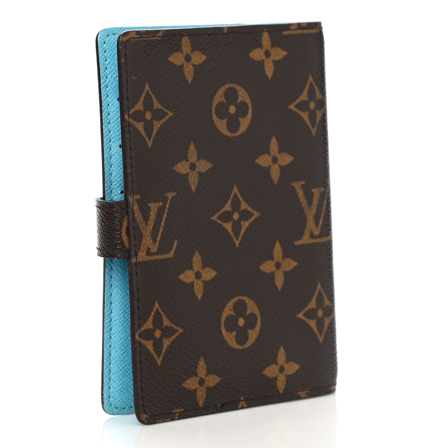 Monogram Groom Small Ring Agenda Cover Blue