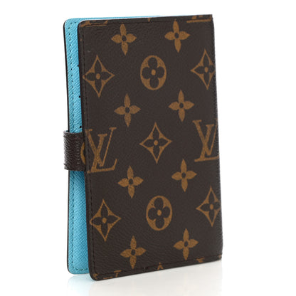 Louis Vuitton Monogram Groom Small Ring Agenda Cover Blue 3 of 11
