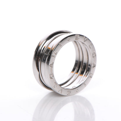 Bulgari 18K White Gold B.Zero1 3 Band Ring 54 6.75 4 of 7