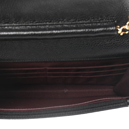 Chanel Caviar Quilted Wallet On Chain WOC Black 5 of 12