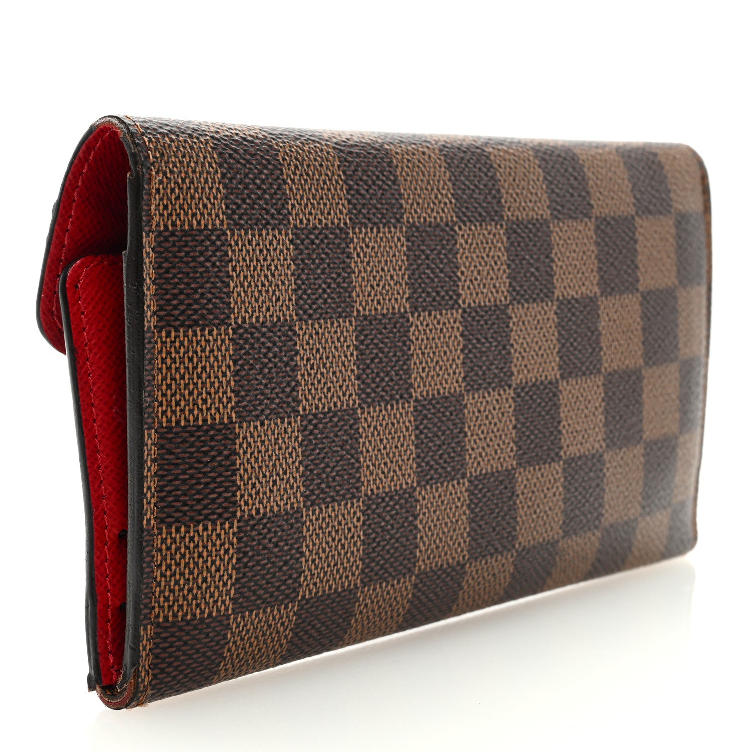 Louis Vuitton Damier Ebene Josephine Wallet Red 4 of 7