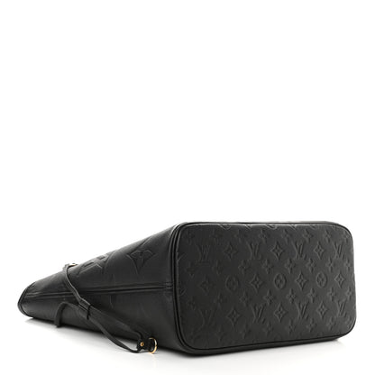 Louis Vuitton Empreinte Monogram Giant Neverfull MM Black 5 of 12