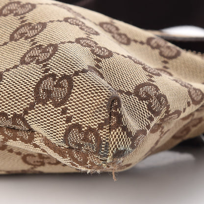 Gucci Monogram Web Belt Bag Dark Brown 10 of 12