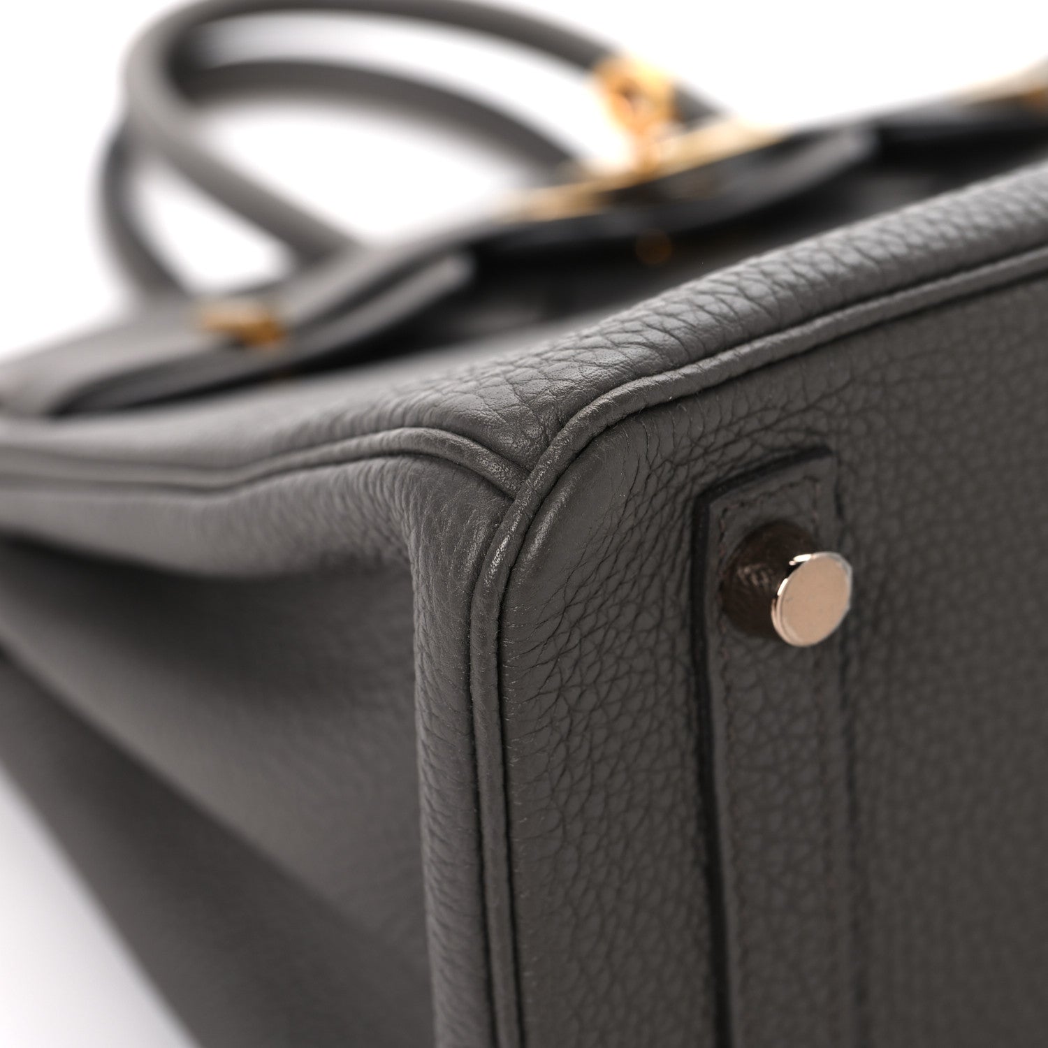 Hermes Togo Birkin 25 Etain 9 of 12