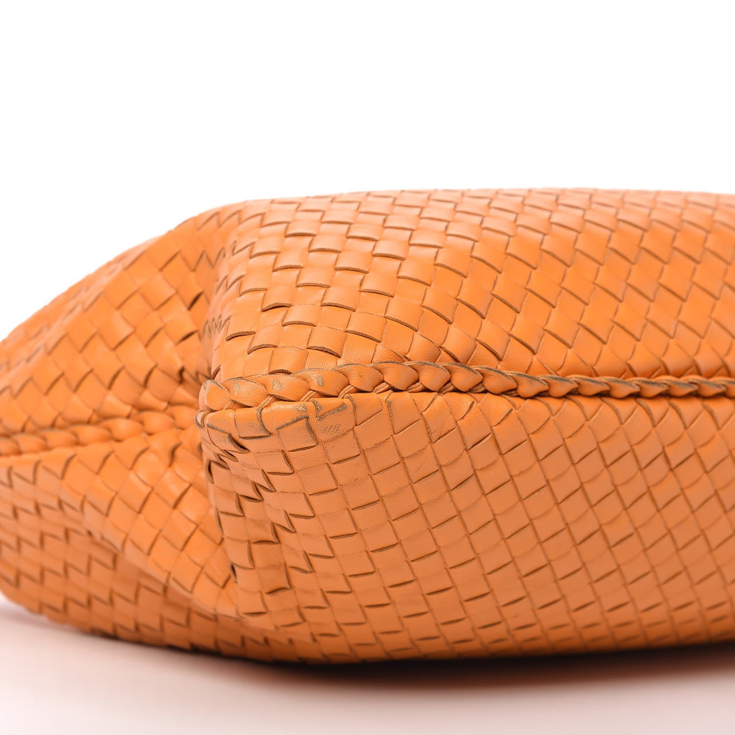 Bottega Veneta Nappa Intrecciato Large Veneta Hobo Orange 6 of 10