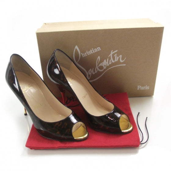 Patent Tartaruga Yoyospina 100 Pumps 37.5 Testa Di Moro