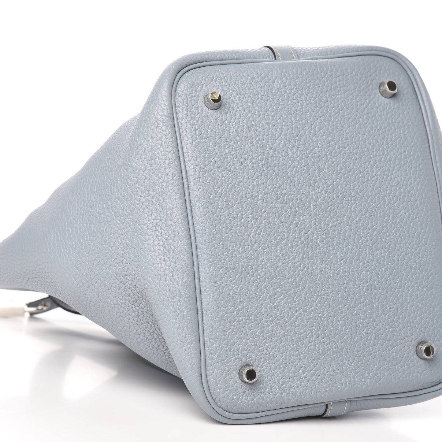 Taurillon Clemence Picotin Lock 22 MM Bleu Lin