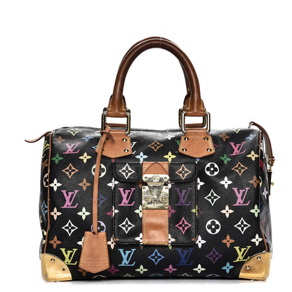 Louis Vuitton Monogram Multicolor Speedy 30 Black 1 of 15