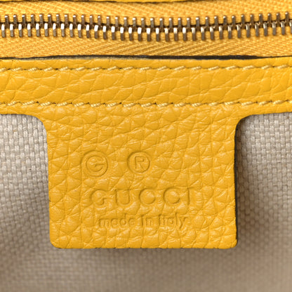 Gucci Cellarius Calfskin Medium Soho Flap Crossbody New Buttercup 6 of 9