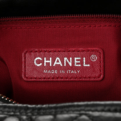 Chanel Aged Calfskin Quilted Large Gabrielle Hobo Black 6 of 13