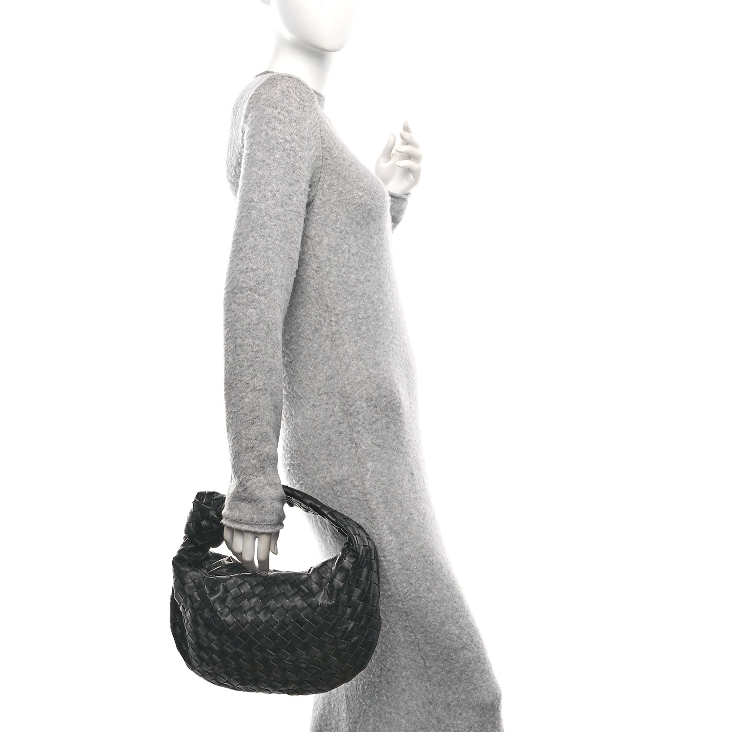 Bottega Veneta Nappa Intrecciato Teen Jodie Hobo Black 2 of 10