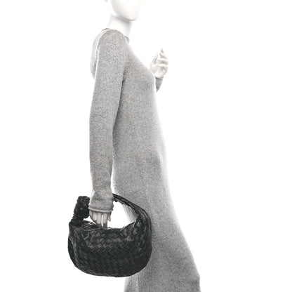 Bottega Veneta Nappa Intrecciato Teen Jodie Hobo Black 2 of 10